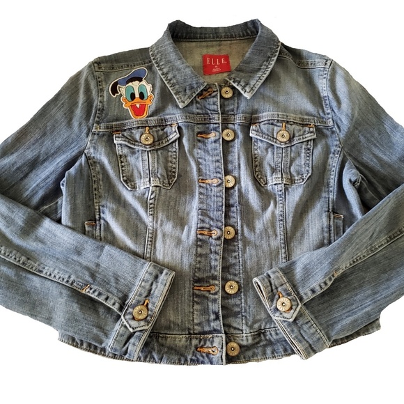 Women's Medium Jean Demin Jacket Donald Duck - Picture 2 of 3